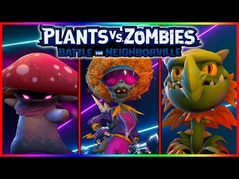 ALL NEW CHARACTERS CLASSES | Plants vs Zombies Battle For Neighborville