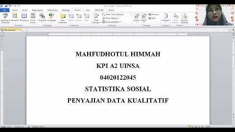 SPSS-PENYAJIAN DATA KUALITATIF