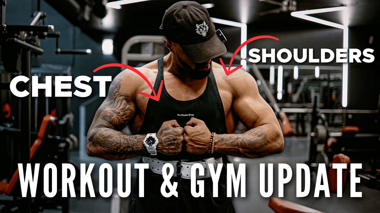 Intense Chest and Shoulders Workout Gym Update and Progress YouTube
