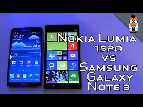 Nokia Lumia 1520 vs Samsung Galaxy Note 3 - Phablet Comparison