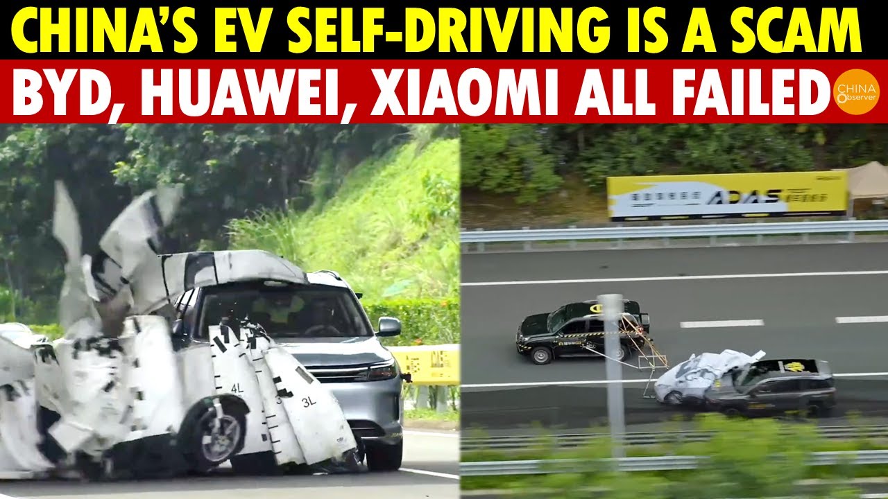 China’s EV Self-Driving Is a TOTAL Scam: BYD, XPeng, Huawei, Li Auto, Xiaomi, and NIO All Failed