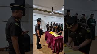 Serah Terima Jabatan Kasi Intelijen Kejaksaan Negeri Kutai Timur