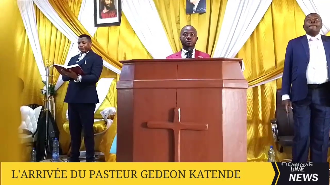 L'ARRIVÉE DE  L'APÔTRE GÉDÉON KATENDE