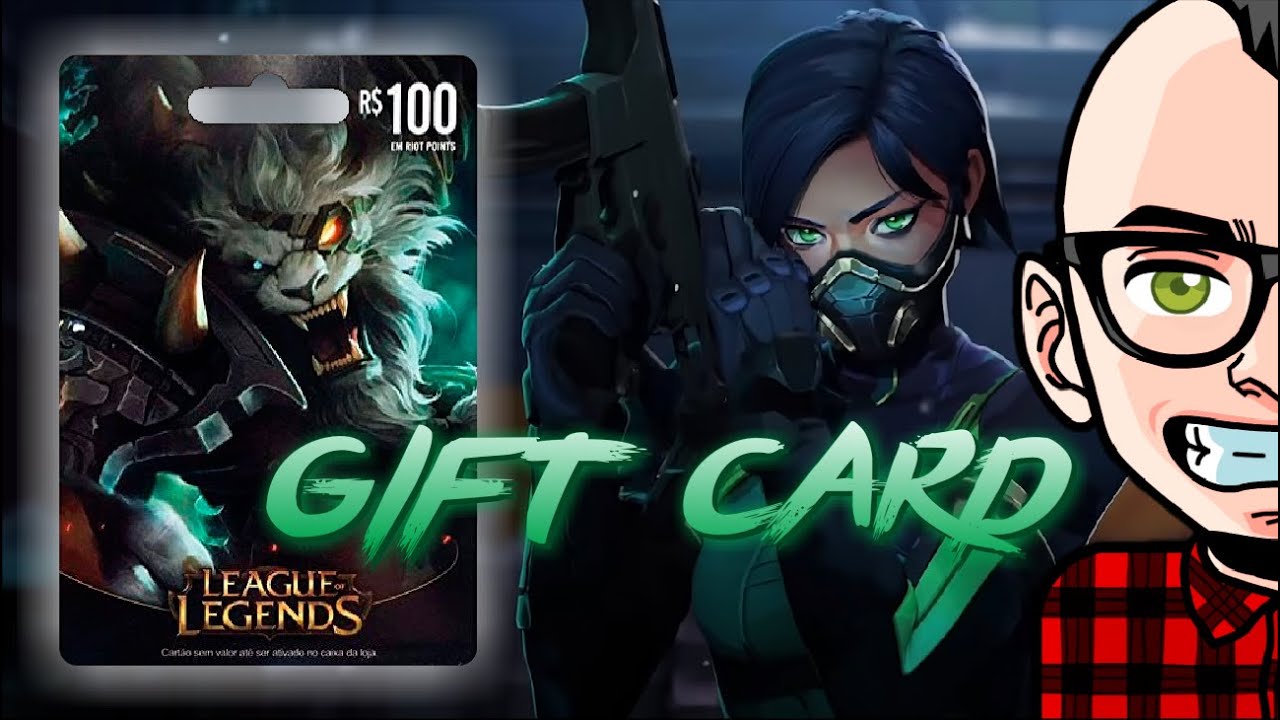 Cartão League of Legends R$ 25 Reais Pré-pago Gift Card 