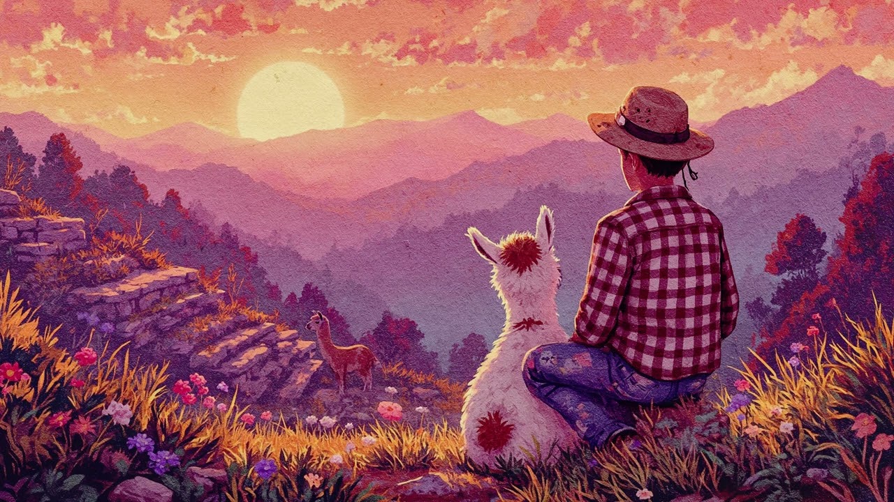 Sunset over the Inca Terrace 7 p.m. 🌅 Lo-Fi Beats for a Relaxing Evening