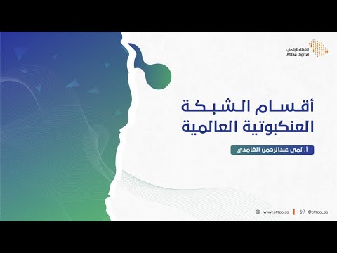 العطاء الرقمي أقسام الشبكة العنكبوتية العالمية