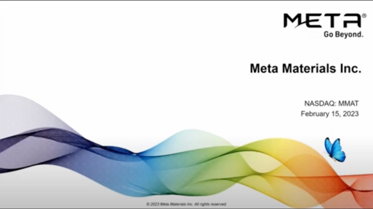 6. IIF Meta Materials Inc. VP Rob Stone YouTube