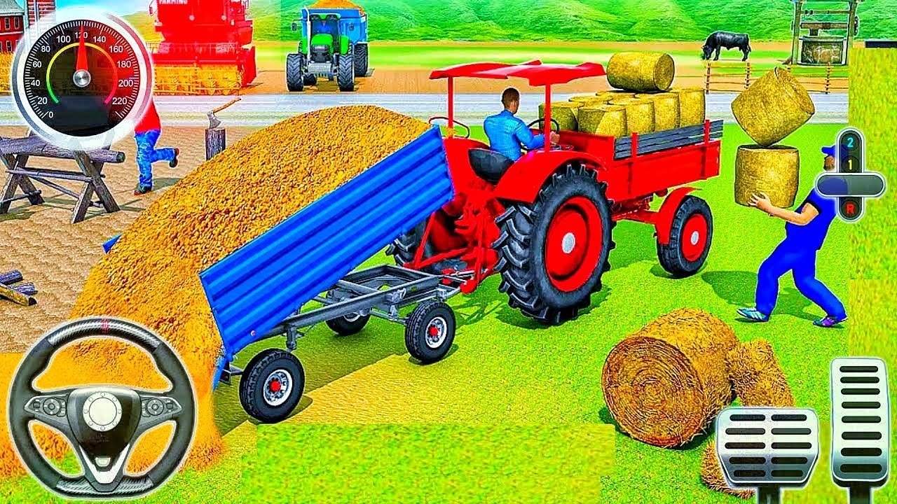 Tractor farming Game Play Video in Lm Game Changer YouTube