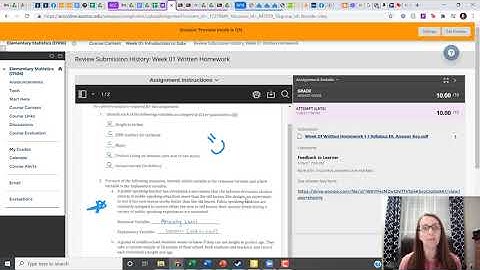 How to View Assignment Feedback in Blackboard
