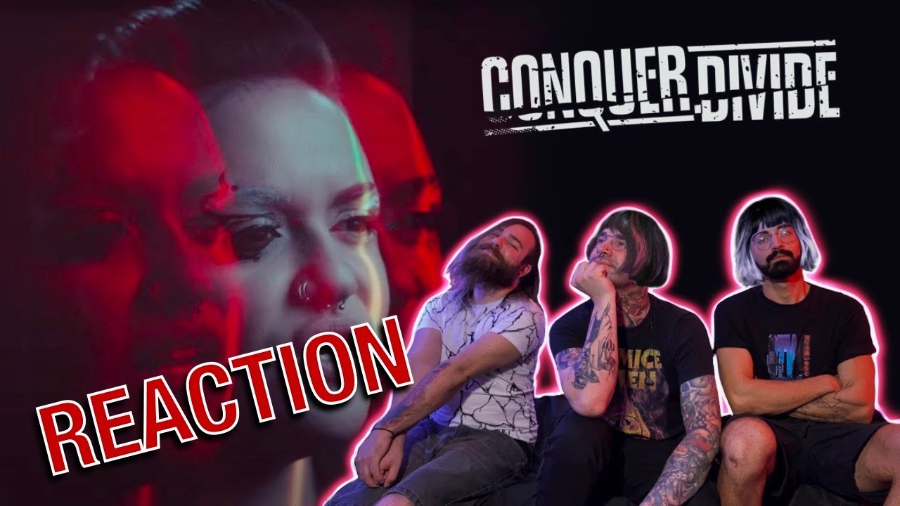 BEST FEMALE GROWL EVER! Metalcore Band Reacts Conquer Divide