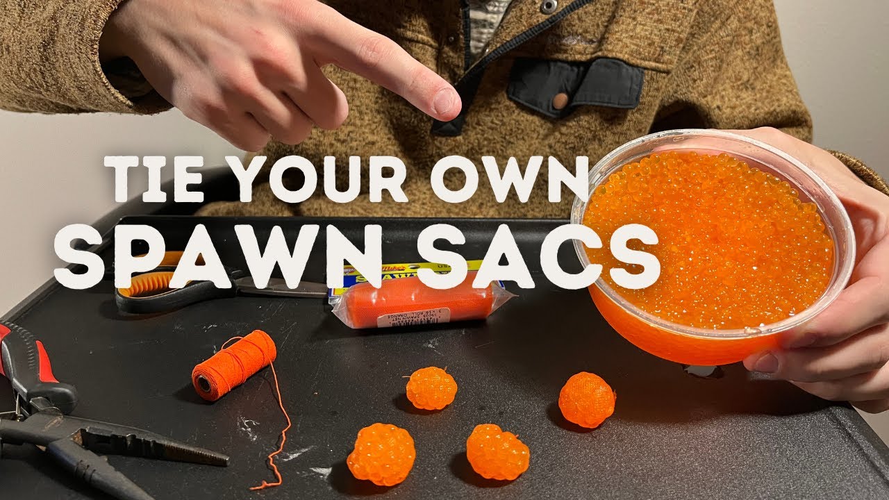 How to Tie Spawn Sacs for Trout, Steelhead, and Salmon! YouTube