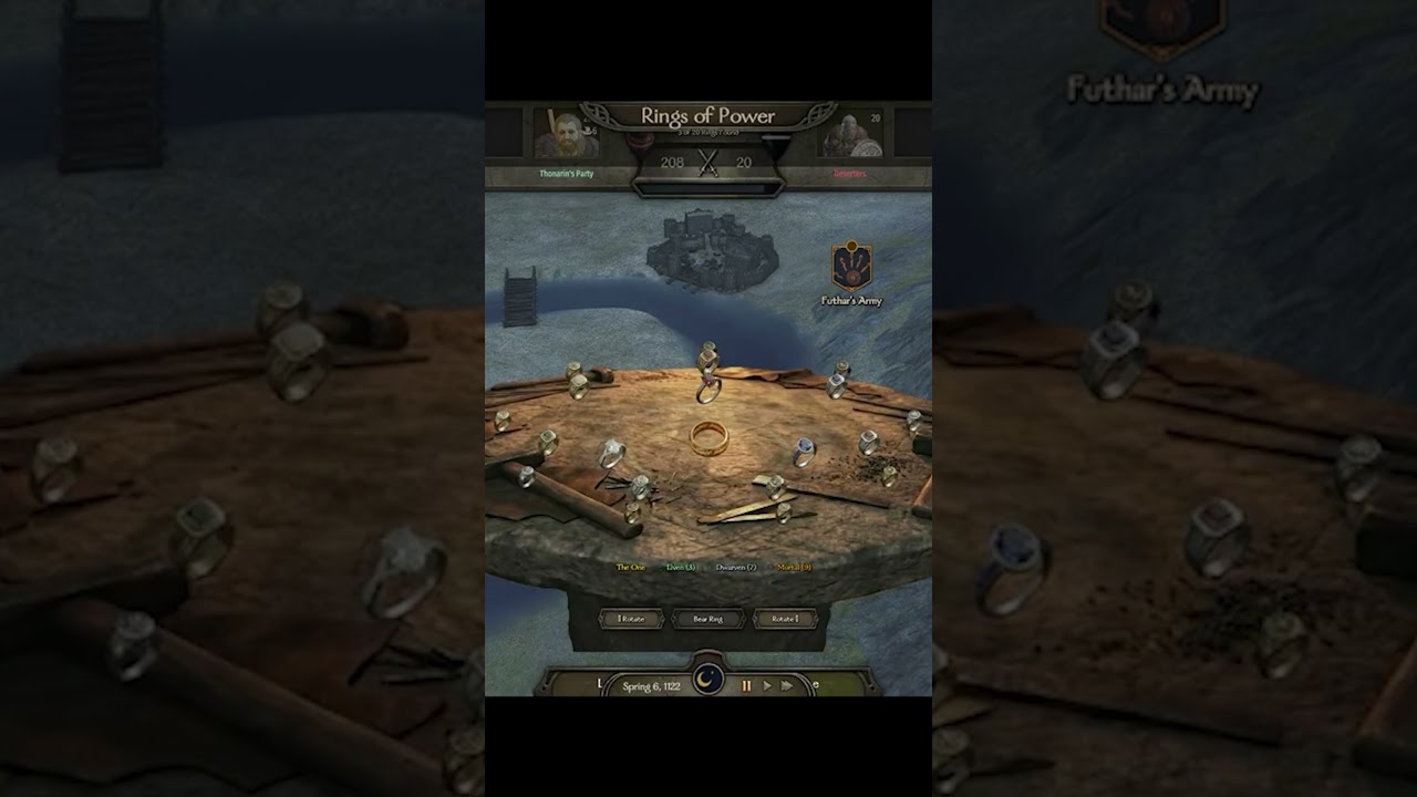 ЕДИНОЕ КОЛЬЦО ВЛАСТИ ИЗ LOTR Bannerlord