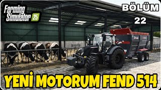 YENİ MOTORUM FEND 514 İLE HAYVANLARIN ALTINI TEMİZLEDİK / HASADI SATTIK 80 BİN TL GELDİ / BÖLÜM 22