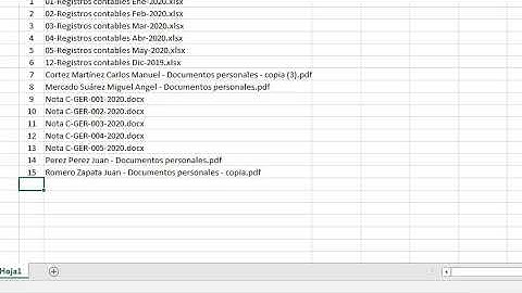 LISTAR ARCHIVOS DE DIRECTORIO EN EXCEL CON Y SIN MACRO