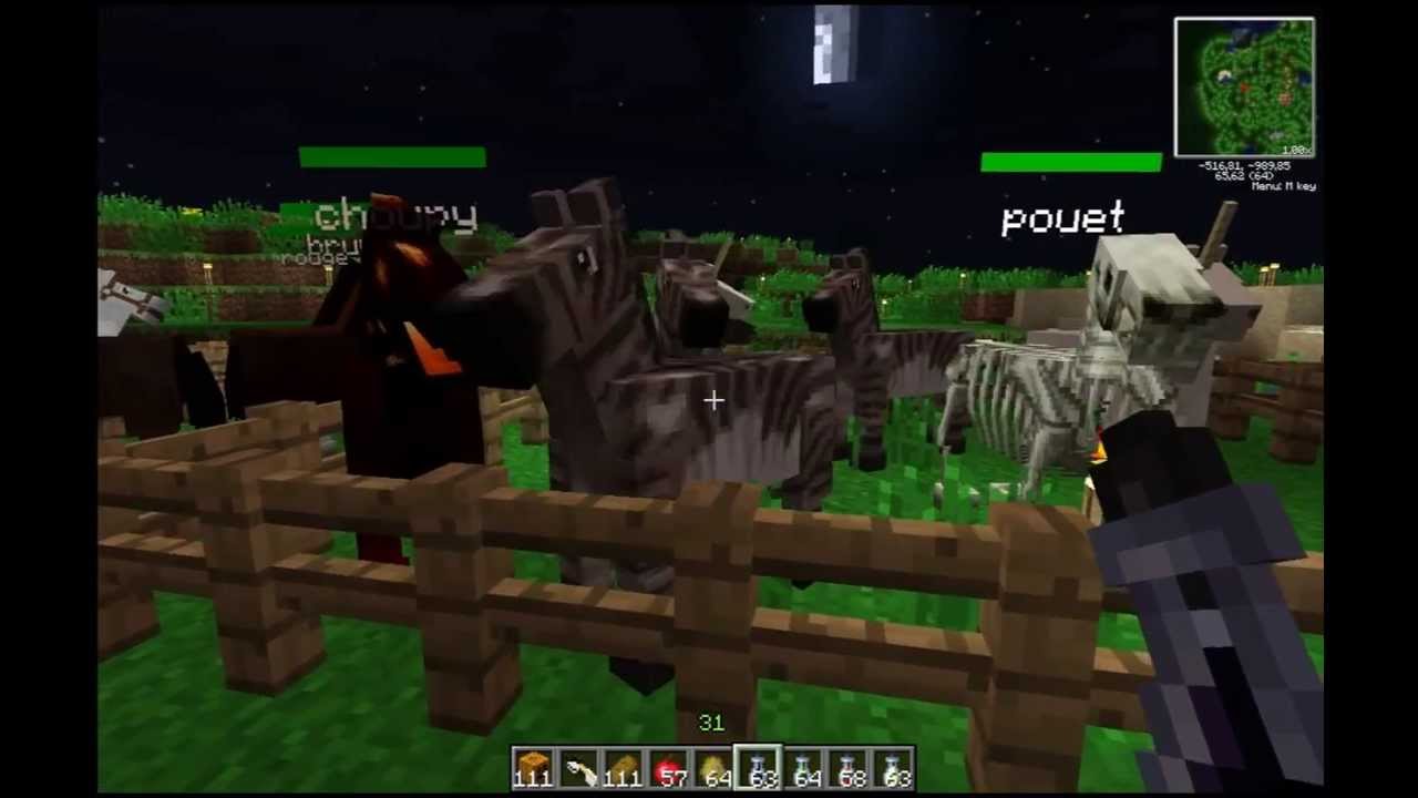 [Tuto minecraft] Mo s Creatures Elevage et chevaux spéciaux   la fin