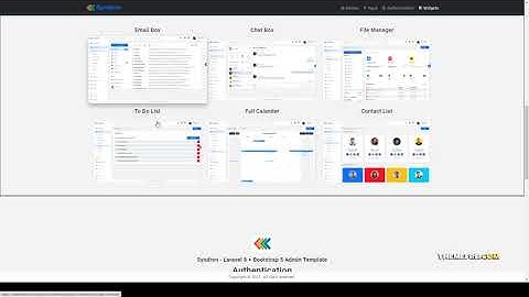 Syndron - Laravel 8  Bootstrap 5 Admin Template admin laravel template laravel admin panel template
