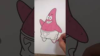 Coloring Patrick Star #coloring #coloringpages #coloringforadults #patrickstar #spongebob