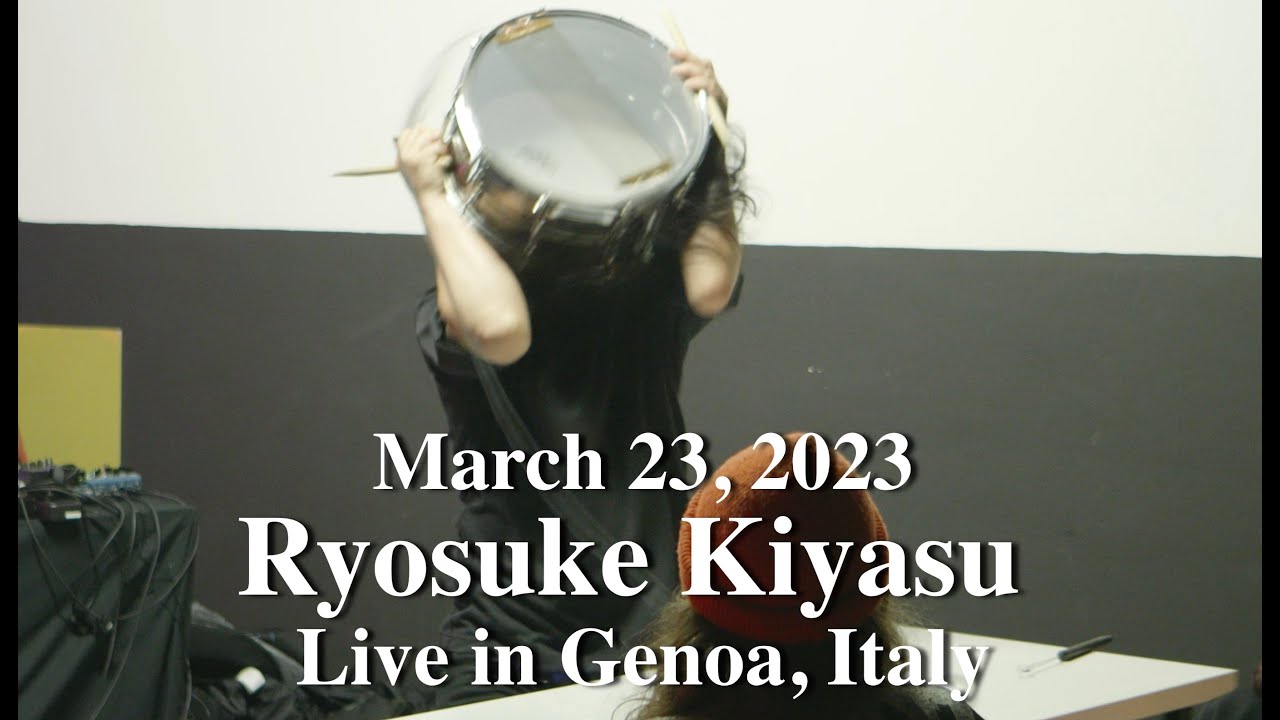 [Highlight] RyosukeKiyasu snare drum solo show in Genoa, Italy Mar