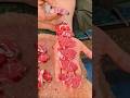 Fresh buffalo halal meat cutting video 🥩Street style cutting satisfying buffalo meat cutting 🥩