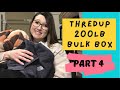 Part 4 ThredUP 200lb bulk clothing box unboxing to sell on Poshmark, eBay, & Mercari