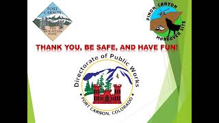 Fort Carson & Pinon Canyon Maneuver Site Fishing and Camping Safety Brief