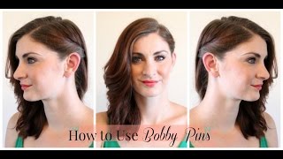 how to use bobby pins