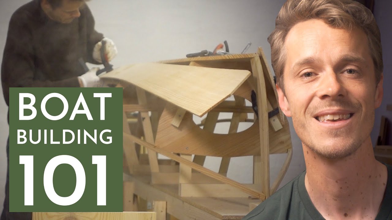 How to build a STUNNING WOODEN CANOE 300 HOURS boiled down to 17