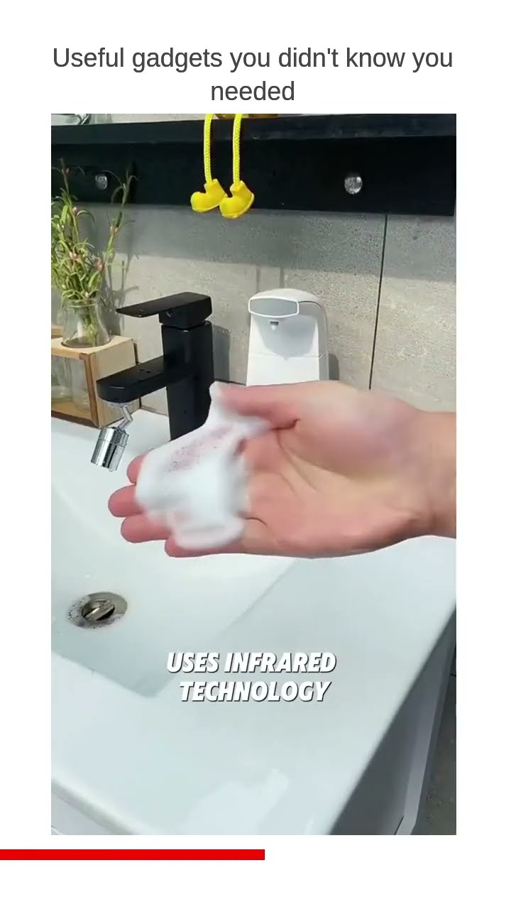 Product link in Bio This automatic foam soap dispenser is the perfect choice for any bathroom