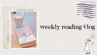 going on a small adventure | weekly reading vlog [cc]