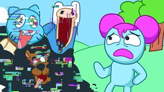 Pibby Finds Gumball and Friends