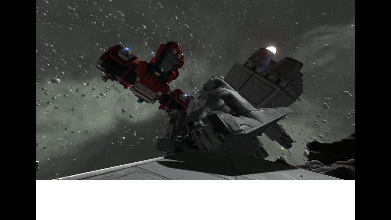 Space Engineers Large Crash 2 - YouTube