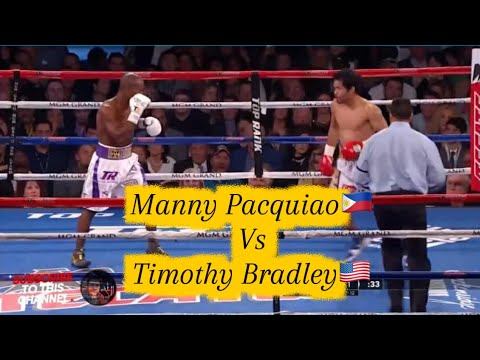 Most iconic boxer of the World Manny Pacquiao 🇵🇭Vs Timothy Bradley 🇺🇸 #viral #trending