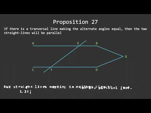 The Elements Prop. 27 Book 1