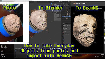 Converting Photos of Real Objects into 3D Objects for BeamNG