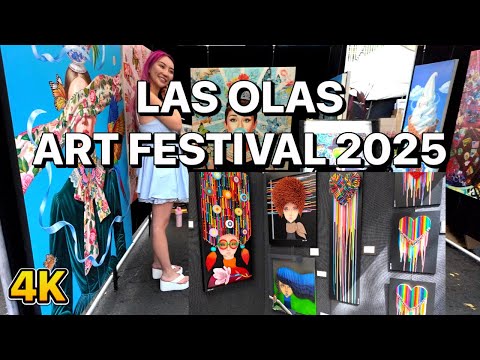 Fort Lauderdale's Biggest Art Event of 2025 Full Walking Tour Las Olas Art Show