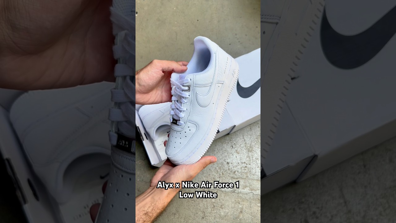 Unboxing: Alyx x Nike Air Force 1 Low White 