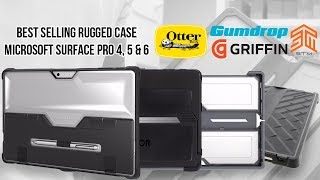 Top 4 Rugged Case for Microsoft Surface Pro 4, 5 and 6 - STM | Griffin | Otterbox | Gumdrop