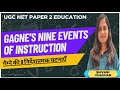 UNIT - 8 | - GAGNE's NINE EVENTS OF INSTRUCTION - 9 निर्देशात्मक घटनाएँ | UGC NET EDUCATION |