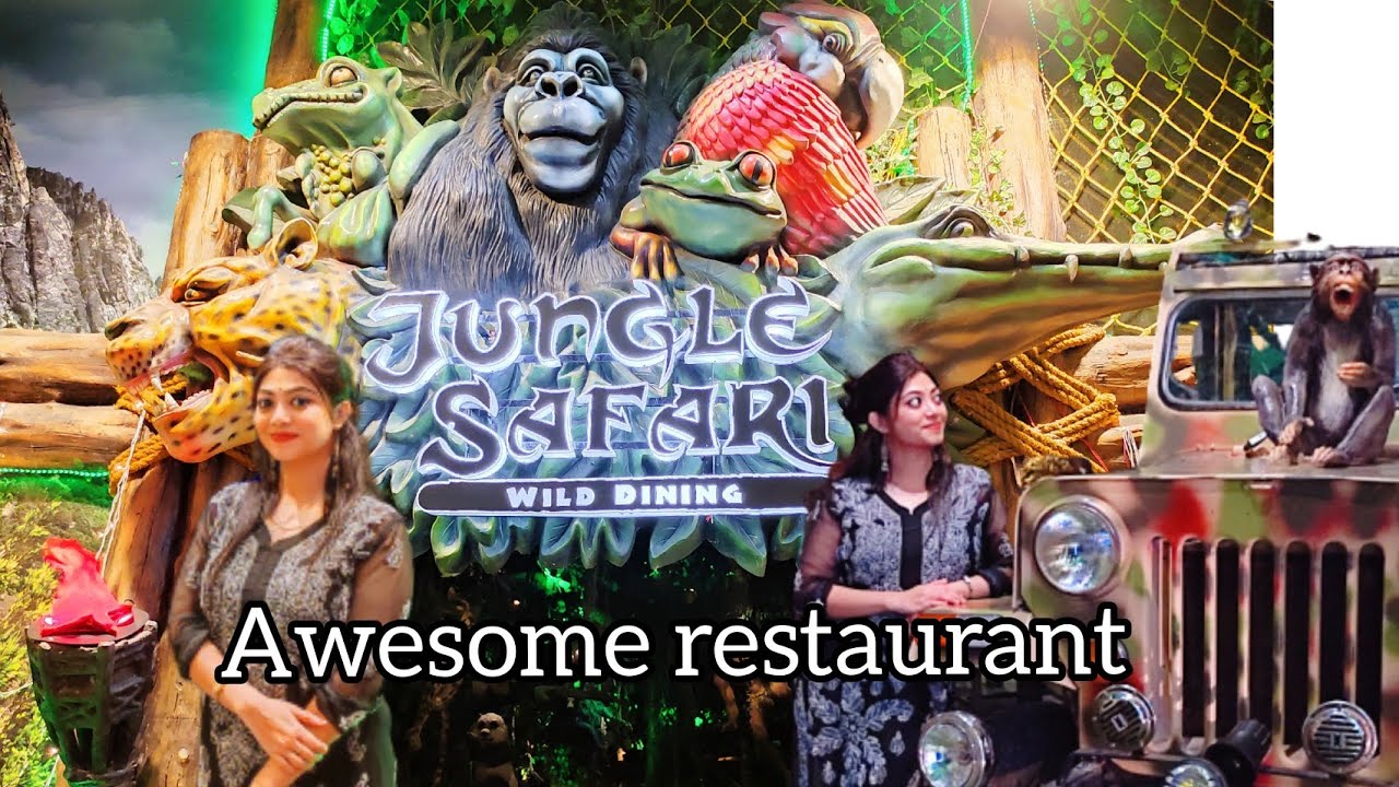Jungle এ বসে Dinner Manisquare Jungle Safari tour and review Wild