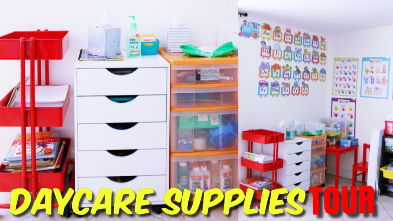 IN HOME DAYCARE SUPPLY AREA 