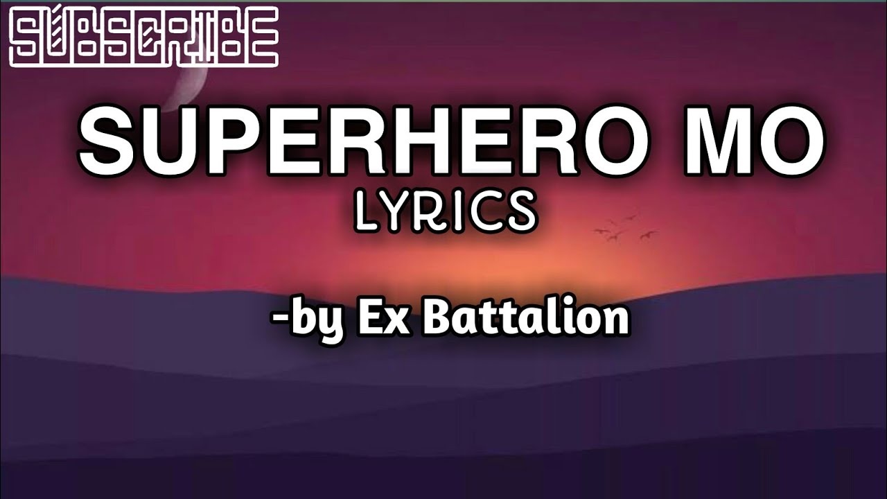 ♡ marie⁷ ✨waiting for 2025 on X: Superhero Mo Lyrics for everyone to  enjoy! 🎶 Nakaka-LSS guys. Galing, @aldenrichards02 and ExB! 🤗  #VictorMagtanggol  / X