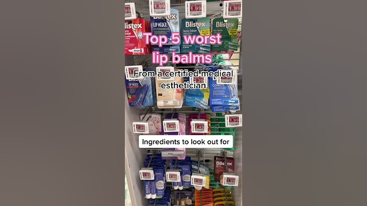 TOP 5 WORST LIP BALMS 💄 #lipbalms #chappedlips #skincareroutine