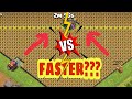 Which one is faster?#clashofclans #coc #clashfun #cocupdate