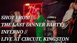 SHOT FROM // THE LAST DINNER PARTY // INFERNO // LIVE AT CIRCUIT, KINGSTON