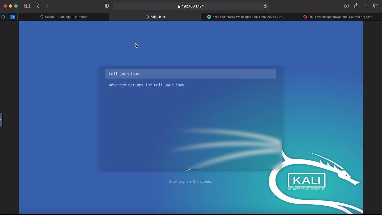 Kali Linux VM Setup in Under 10 Minutes - Synology Virtual Machine Manager  #shorts - YouTube
