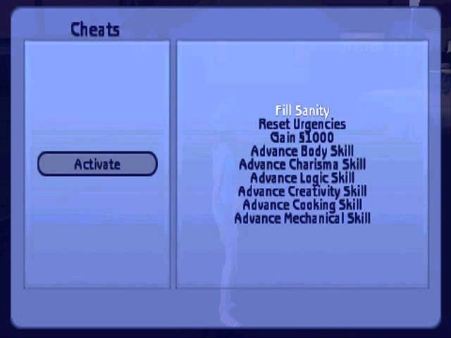 The Sims 2 cheats