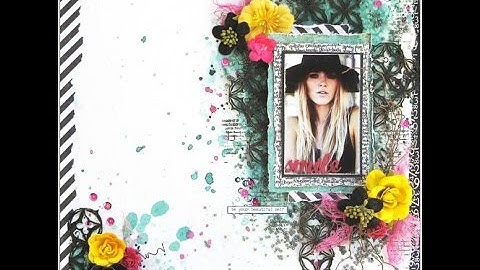 Smile By Di Garling June 2015 Showcasing how to apply Micro Glass Beads using a stencil.