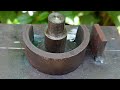 How To Make Clamp For Round Pipe || How To Make Sadle Clamp || Clamp Making Jig