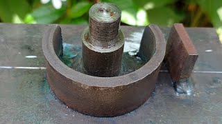 How To Make Clamp For Round Pipe || How To Make Sadle Clamp || Clamp Making Jig