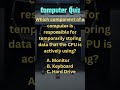 Computer Topic Quiz #computer #mcq #learning #fun #quiz